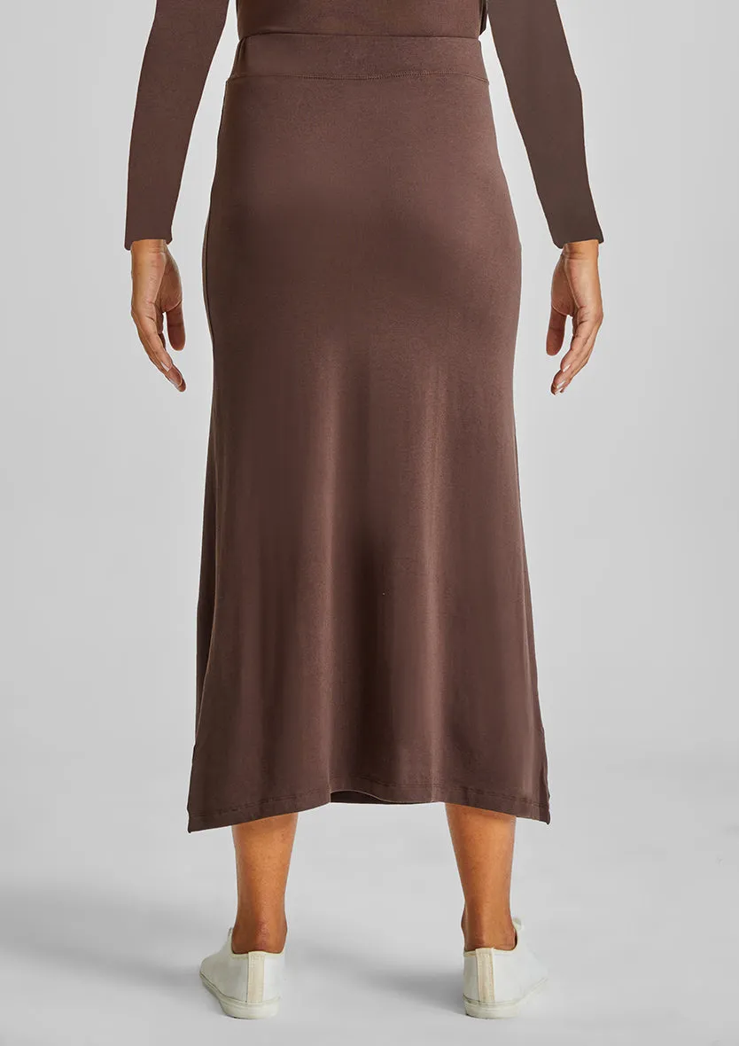 A-shaped skirt-Plain Jersey Cotton