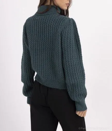 Adalynn Cable Knit Turtleneck Sweater (Assorted Colors)