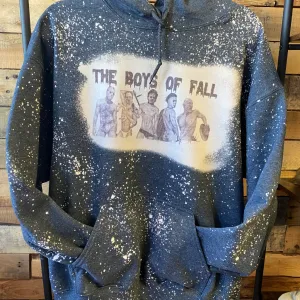 Adult Bleached Grey Boys of Fall Hoodie