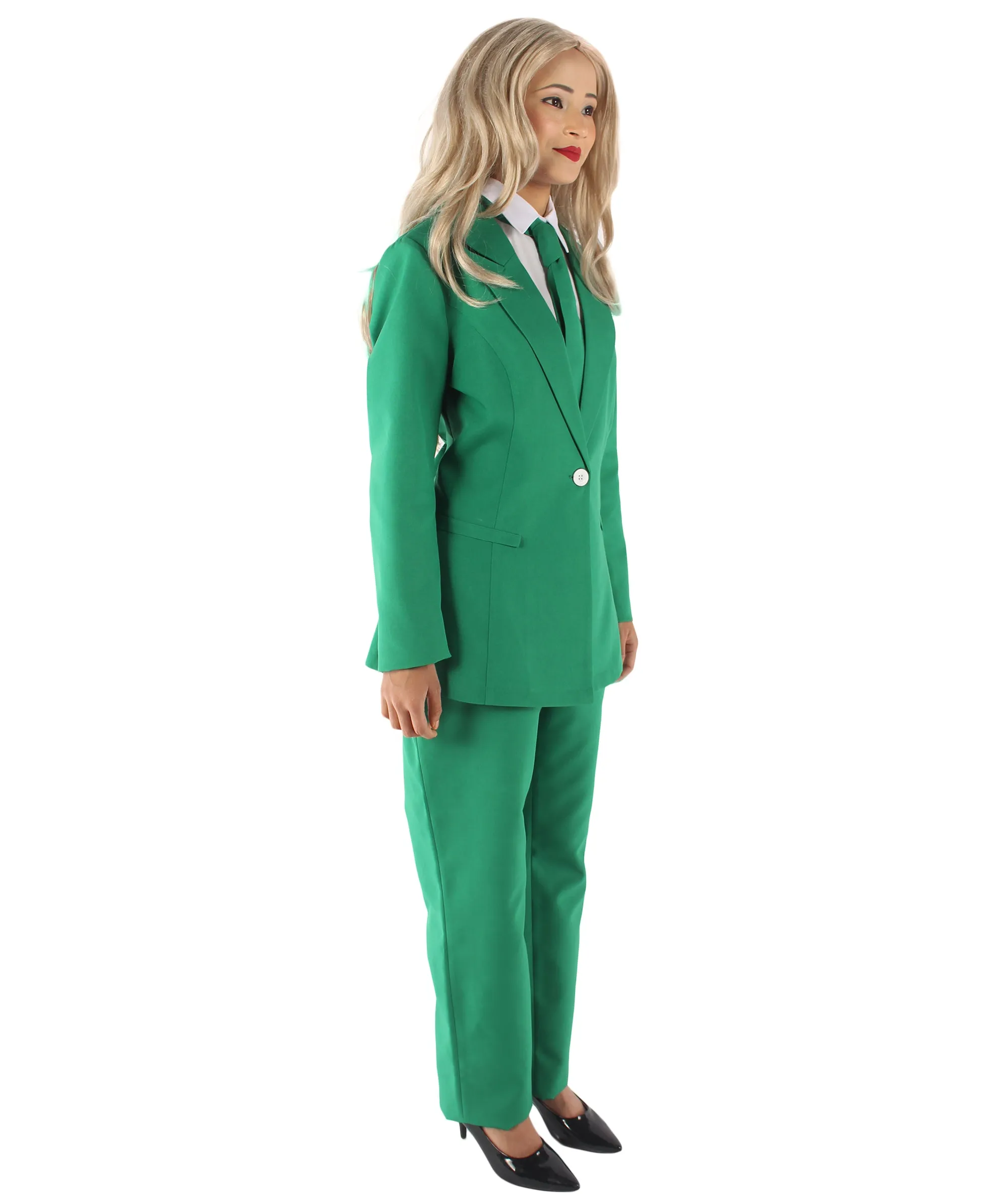 Adult Women's EXCLUSIVE! Deluxe  Singer Party Suit Costume | Evergreen Cosplay Costume