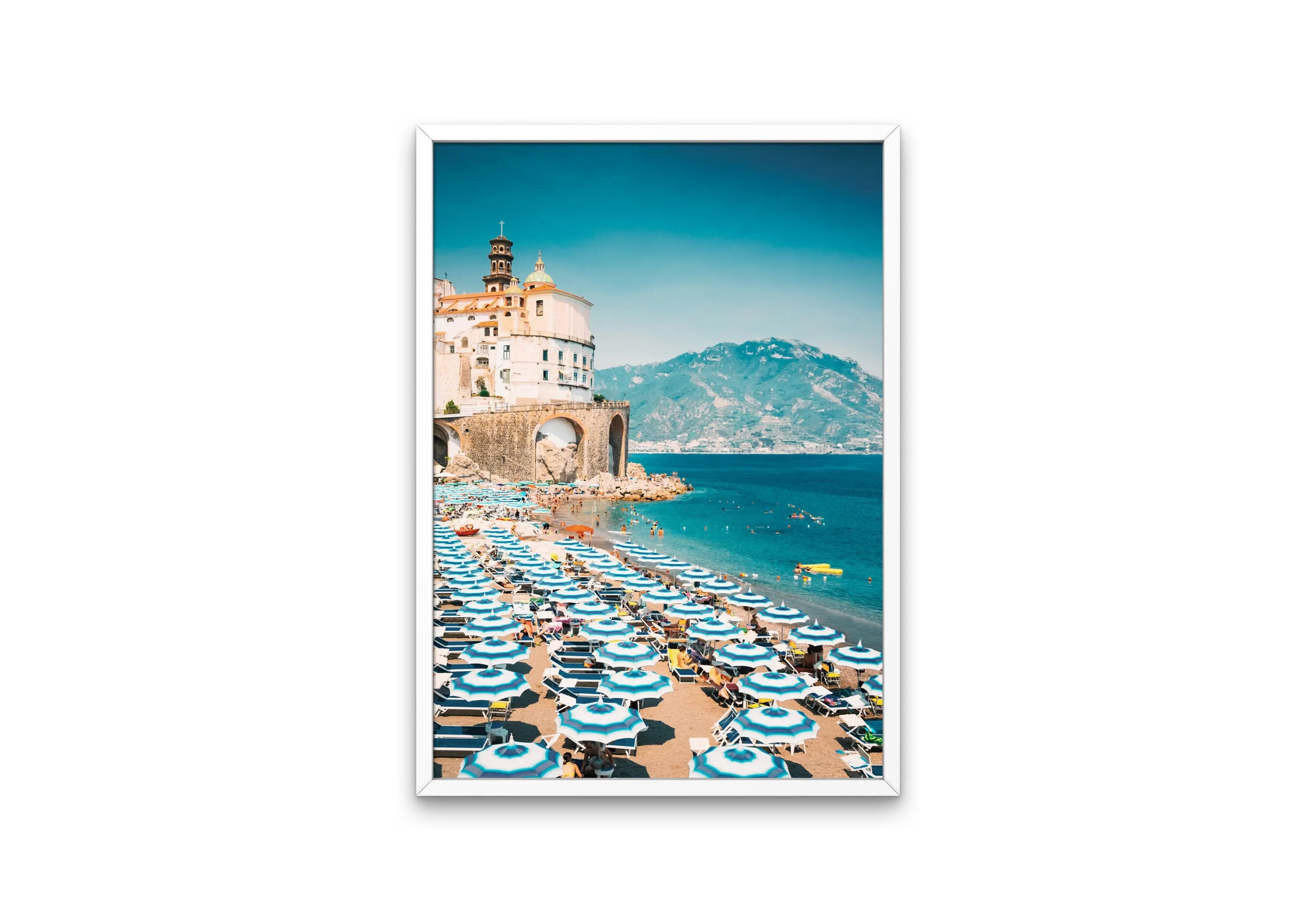 Amalfi Coast Summer Poster INSTANT DOWNLOAD Art Print, Mediterranean Decor, Beach Photography, Relaxing Wall Art, Summer Print, Amalfi Coast Print