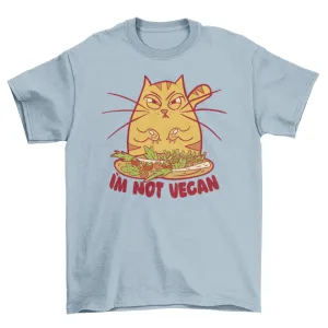 Angry Cartoon Cat Tee