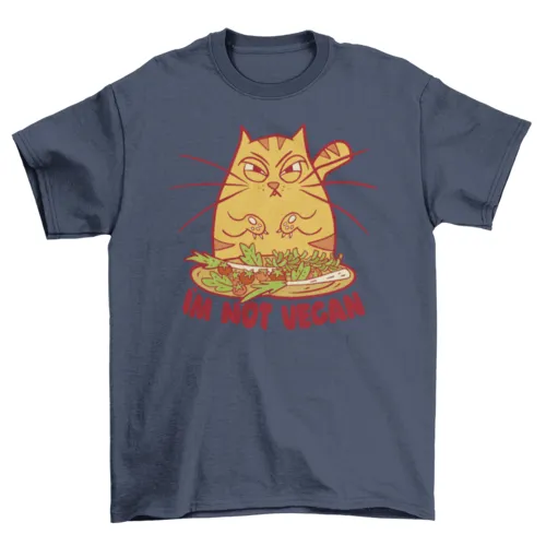 Angry Cartoon Cat Tee