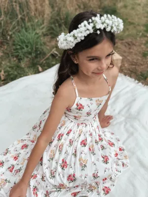 Ava Girls Maxi Dress - Blossom