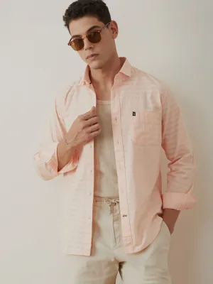 Baby Pink Striped Shirt