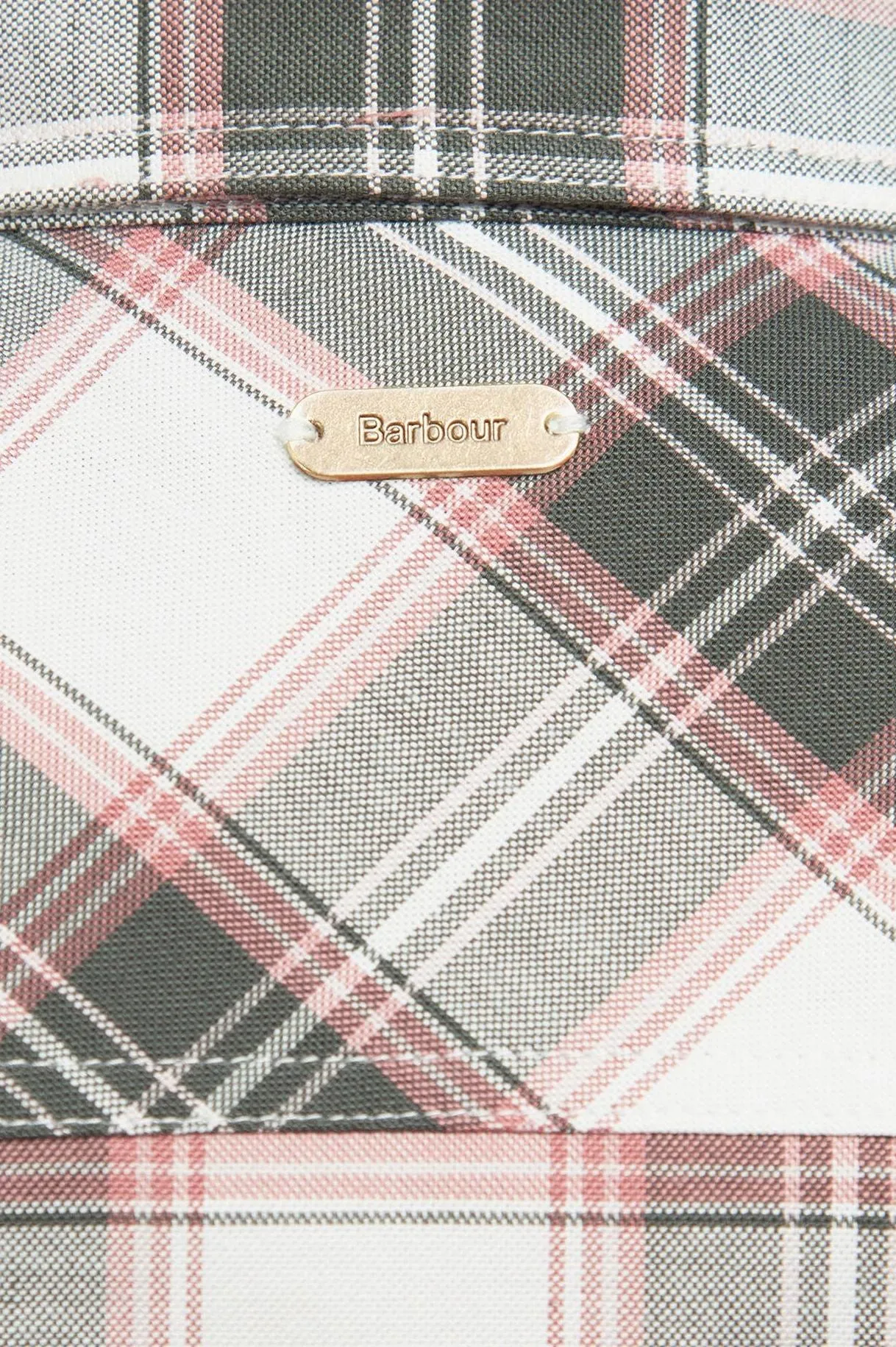 Barbour Ladies Shirt new Daphne in Cloud/Olive check LSH1540WH52