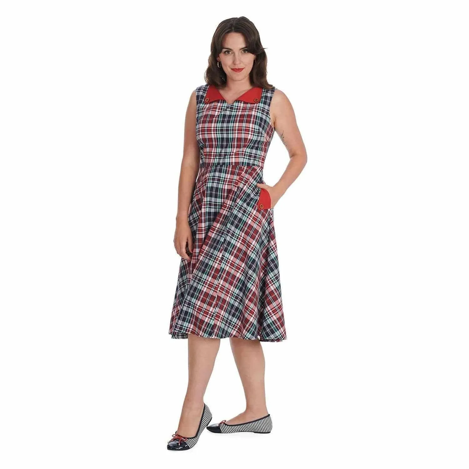 Boat Day Swing Dress