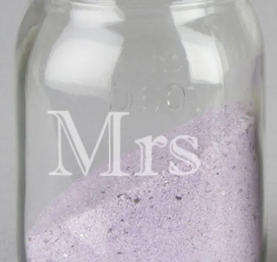 Custom Anchor Sand Ceremony Mason Jar Set