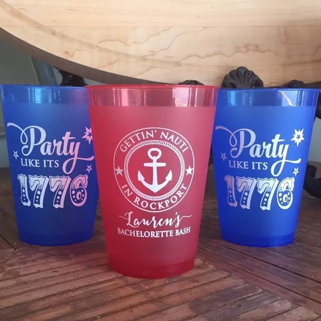 Custom Bachelorette Color Shatterproof Cups