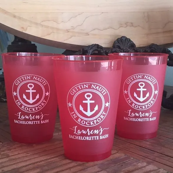 Custom Bachelorette Color Shatterproof Cups