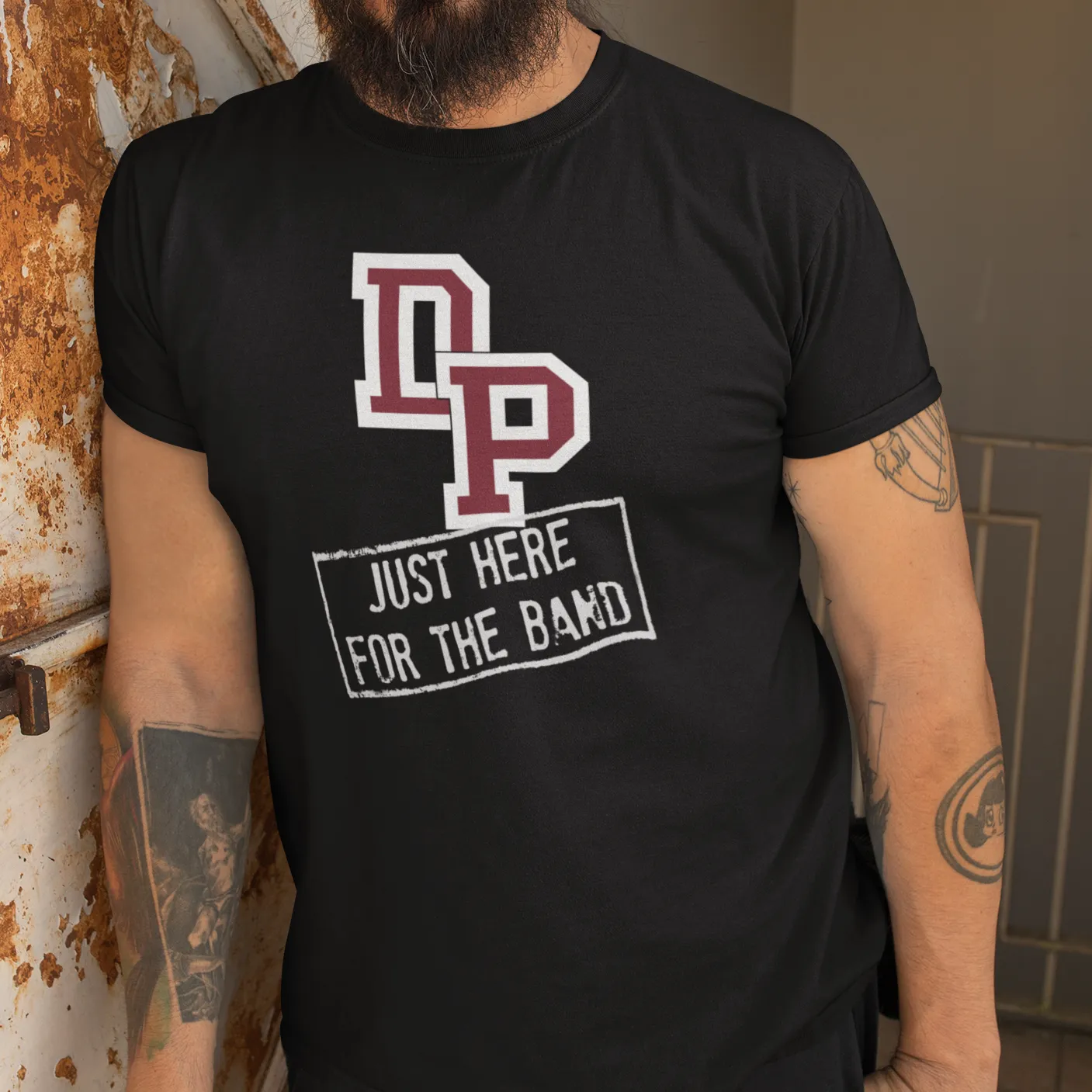 De Pere - Just Here for the Band Merch - Tee, Long Sleeved Tee, Hoodie, or Crewneck