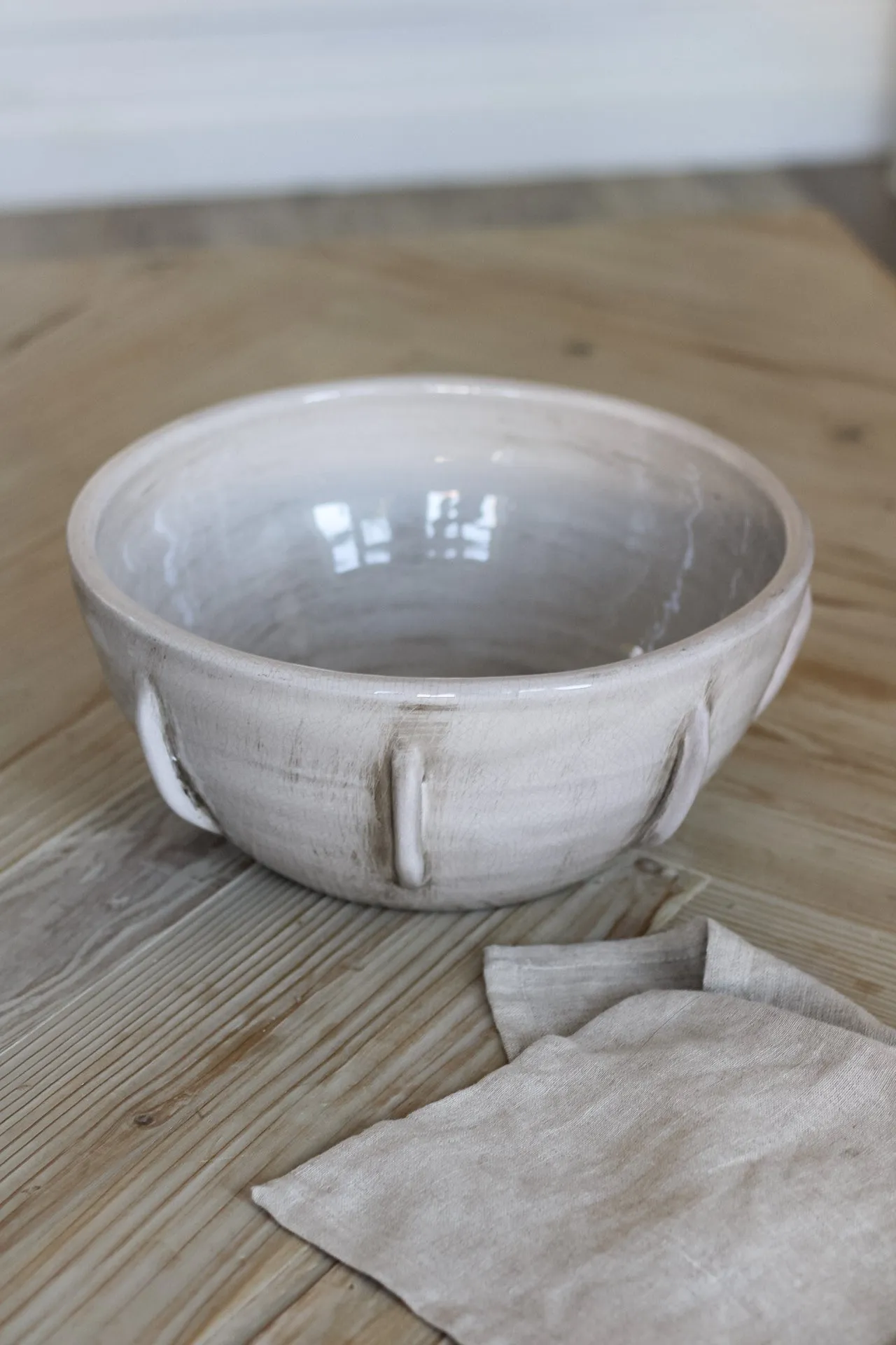 Distressed Nude Decorative Bowl