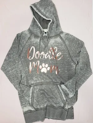 Doodle Mom Distressed Unisex Super Comfy Distressed Vintage Hoodie Sweatshirt