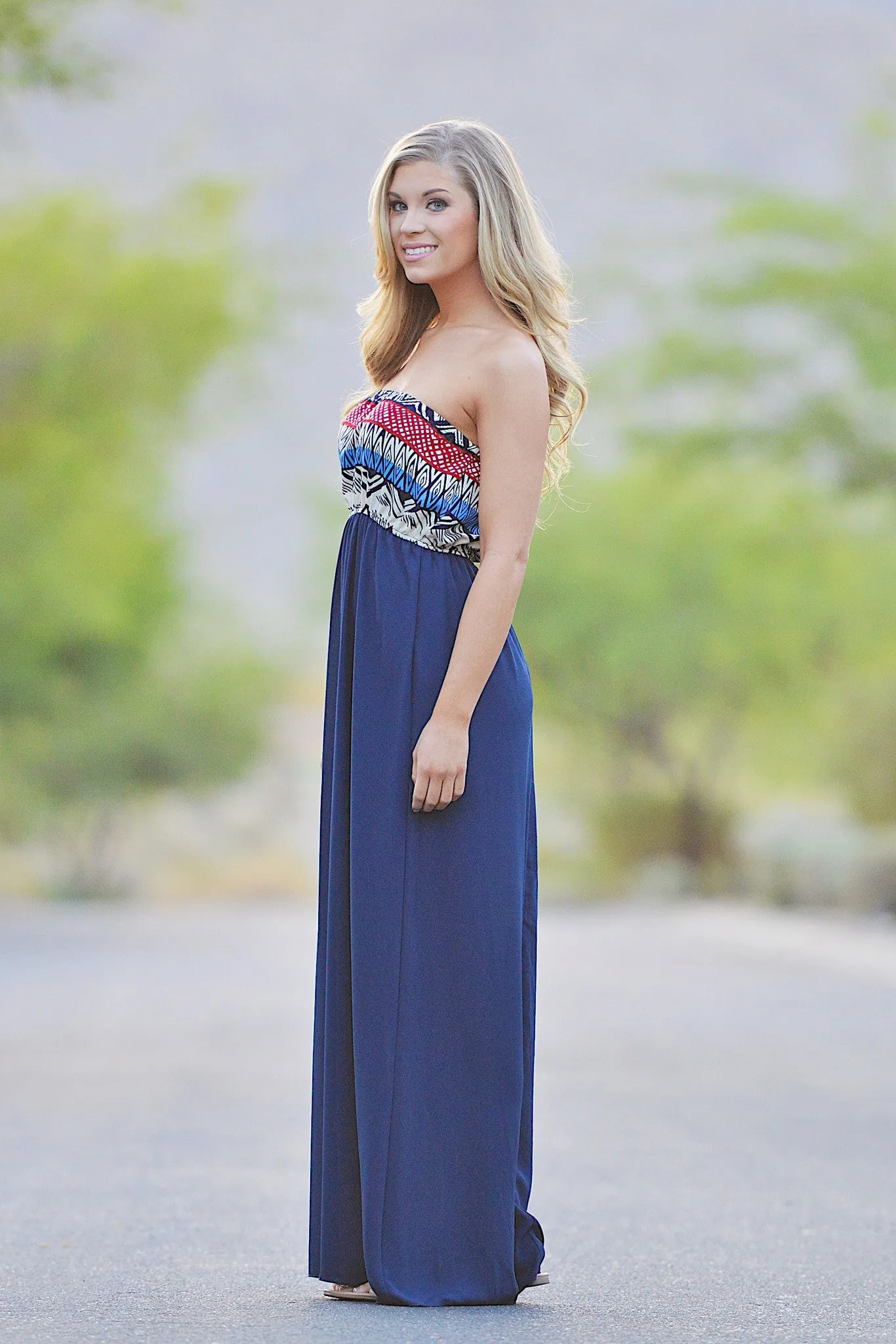 Easy Breezy Maxi Dress - Navy