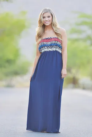 Easy Breezy Maxi Dress - Navy