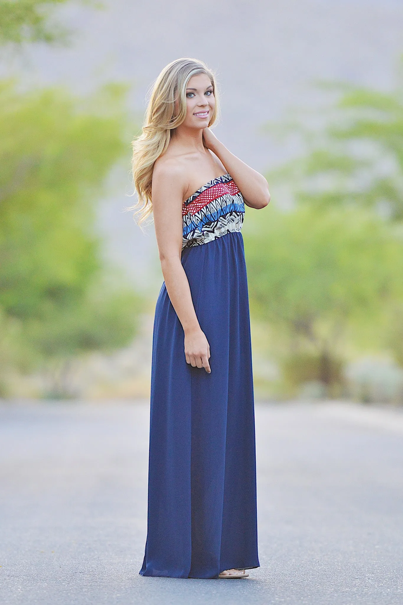 Easy Breezy Maxi Dress - Navy