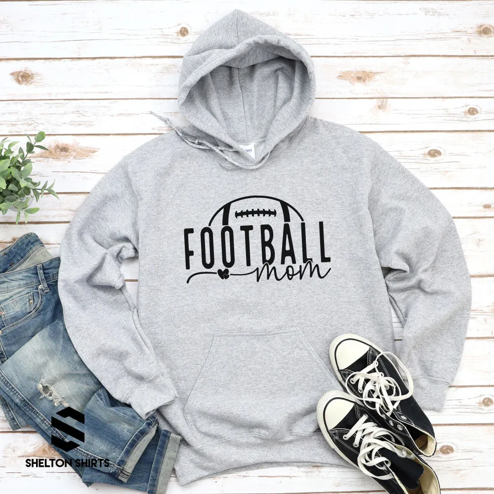 Football Mom Trendy Script Shirt