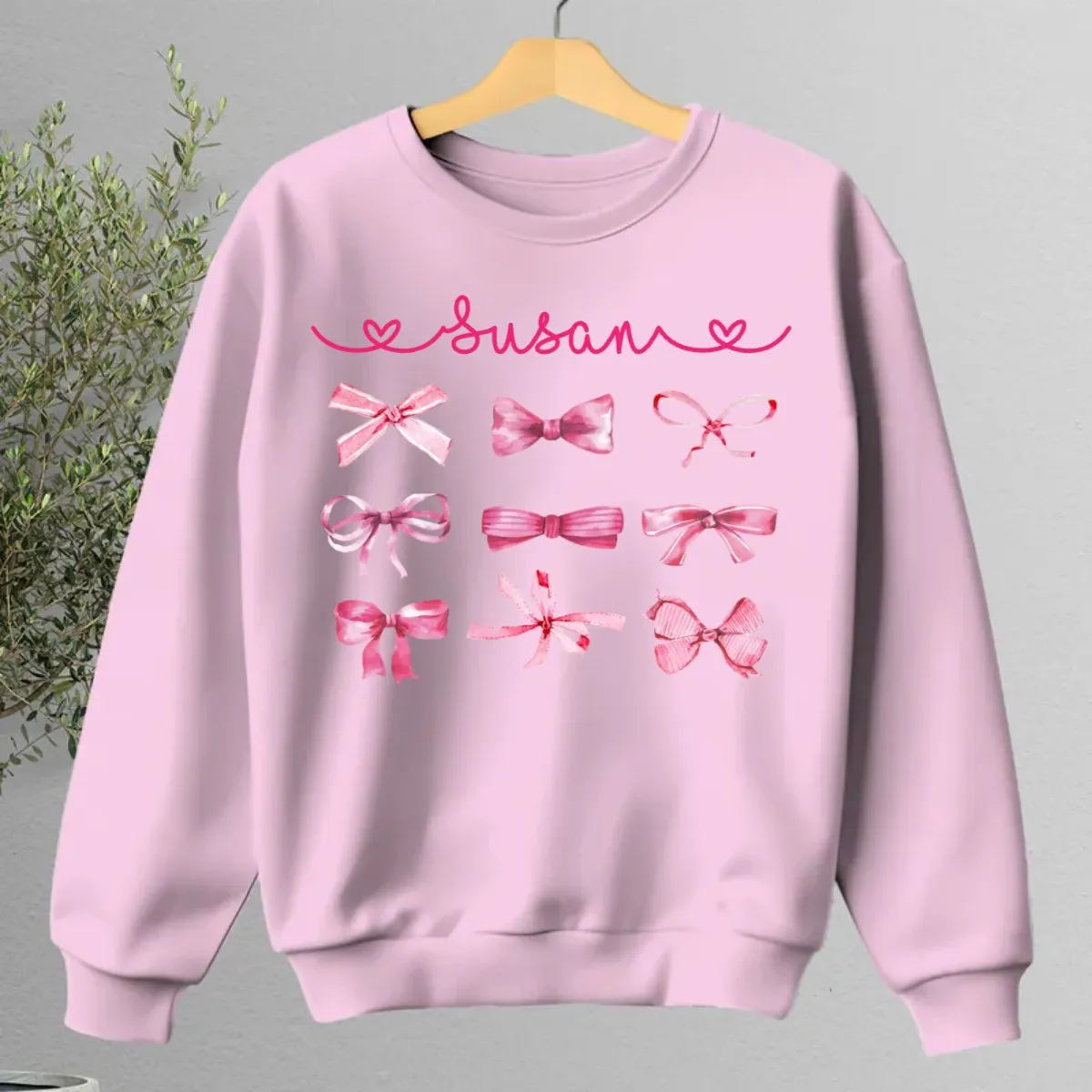 Friends - Coquette Pink Bow Trendy Girl - Personalized T-Shirt, Sweatshirt, Hoodie (HJ)