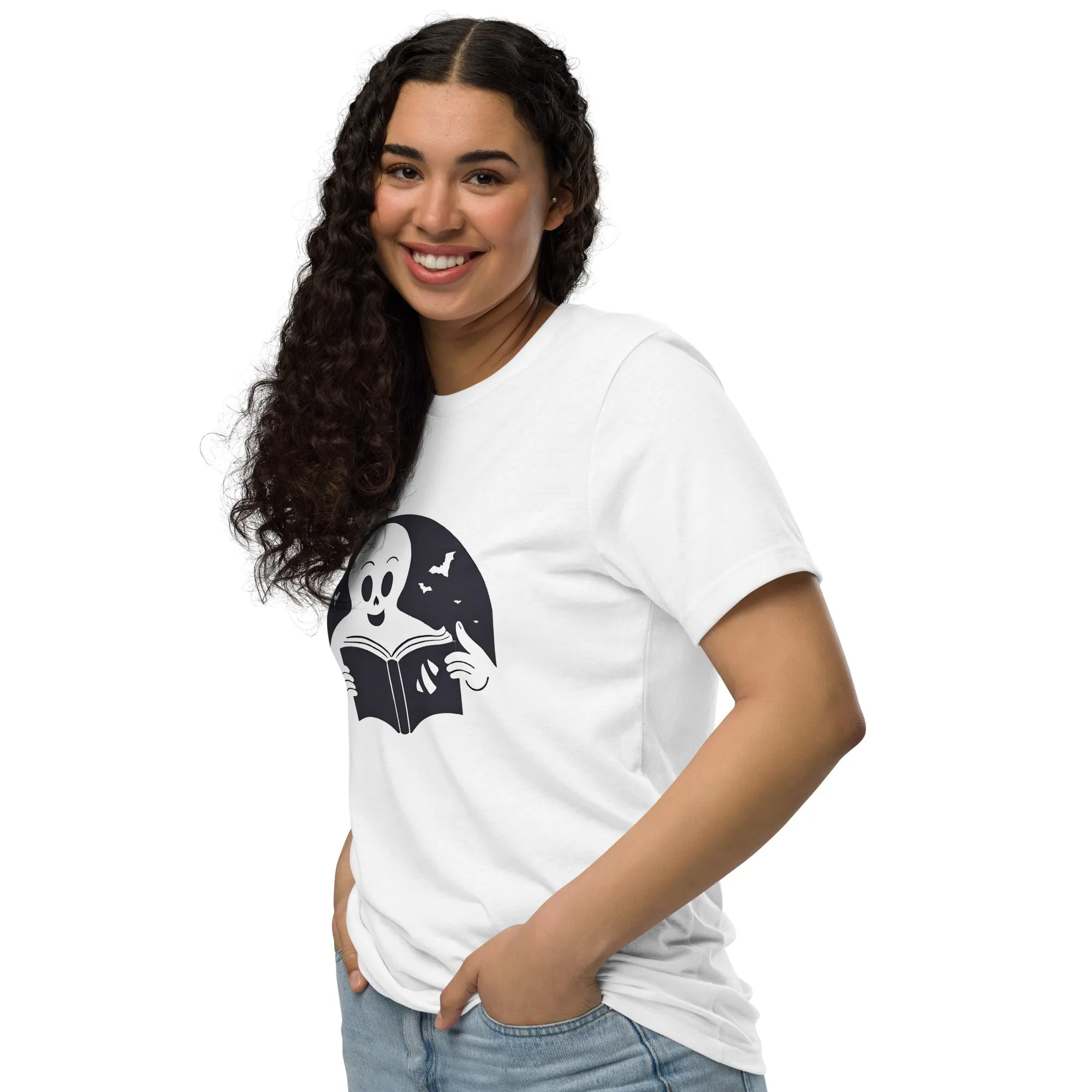 Ghost Halloween Graphic Women Staple Eco T-shirt