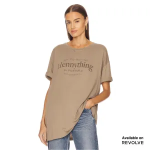 Hennything Is Possible - Oversized Tee - Camel Gold