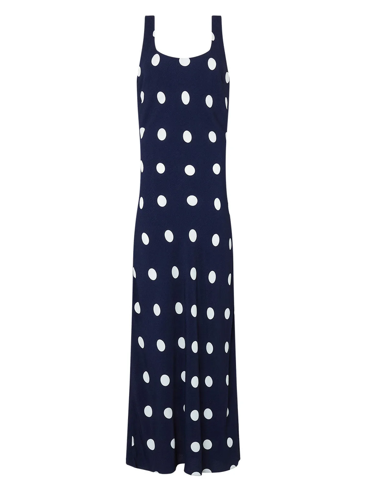 Hera Navy Polka Dot Dress