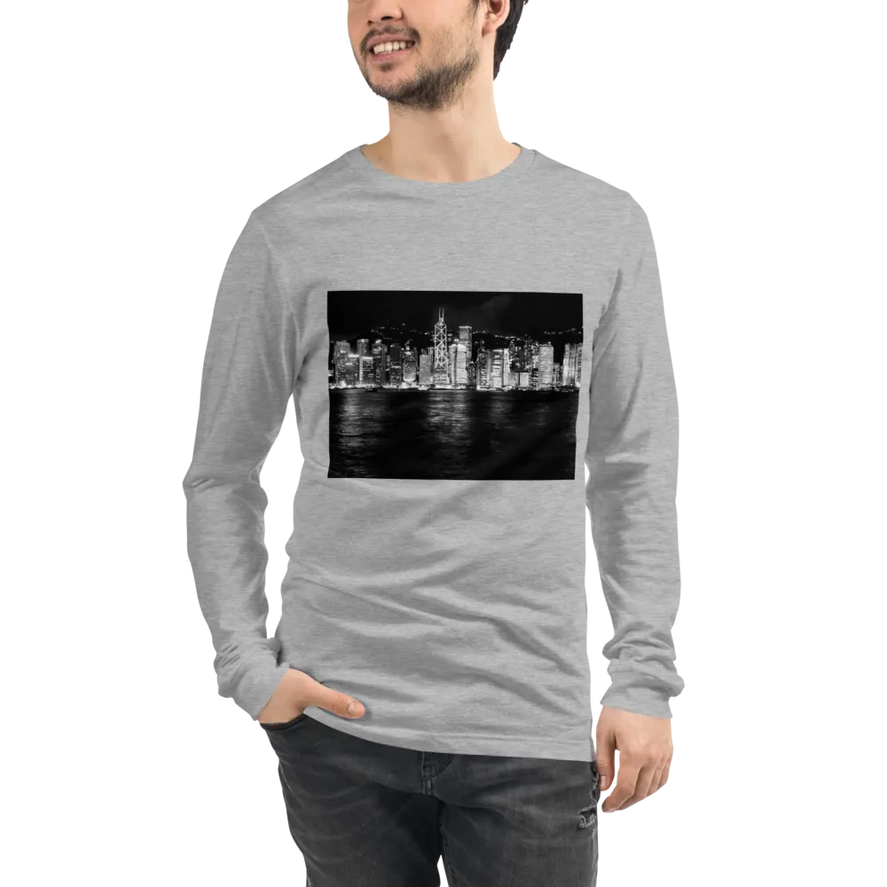 Hong Kong City Skyline Long Sleeve Tee