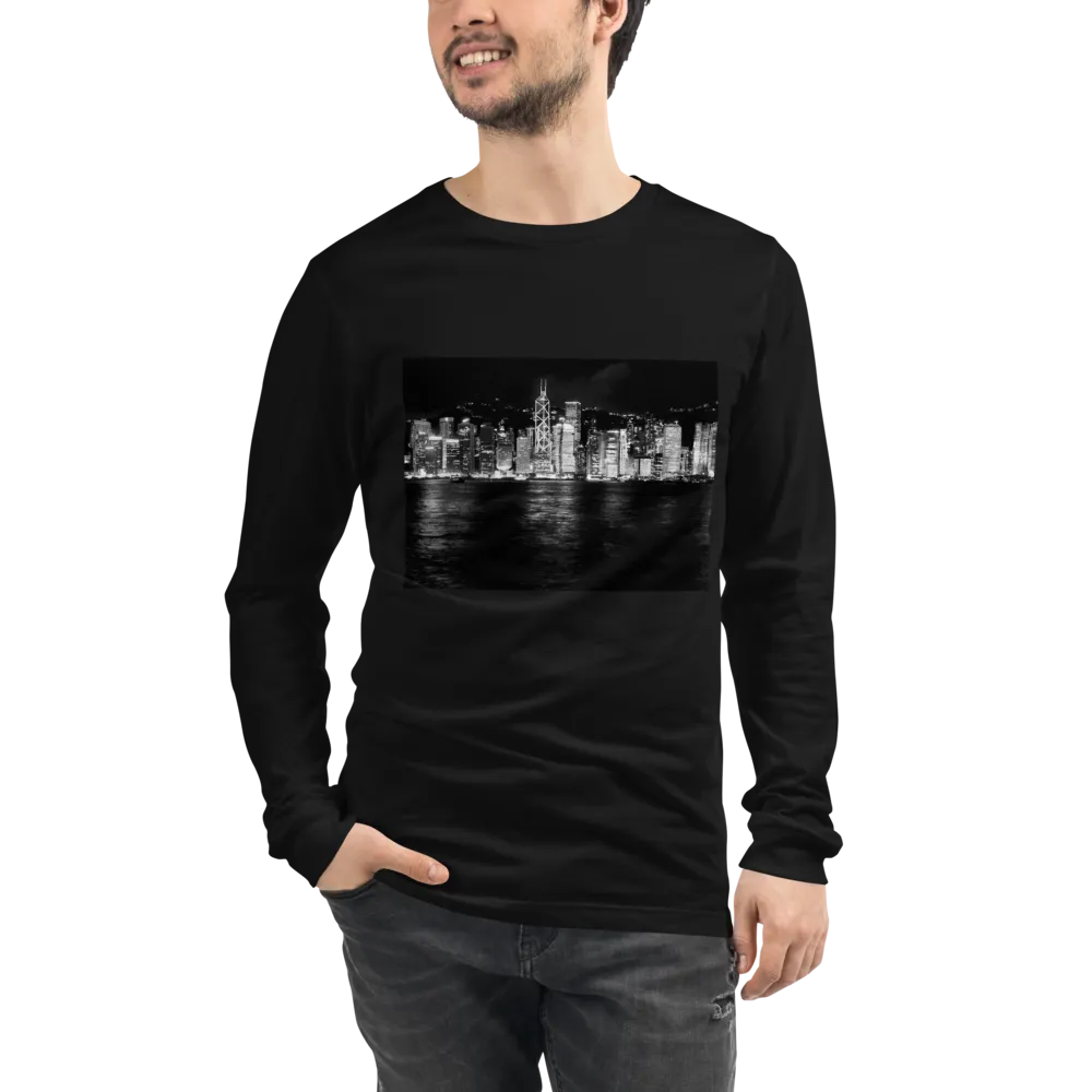 Hong Kong City Skyline Long Sleeve Tee