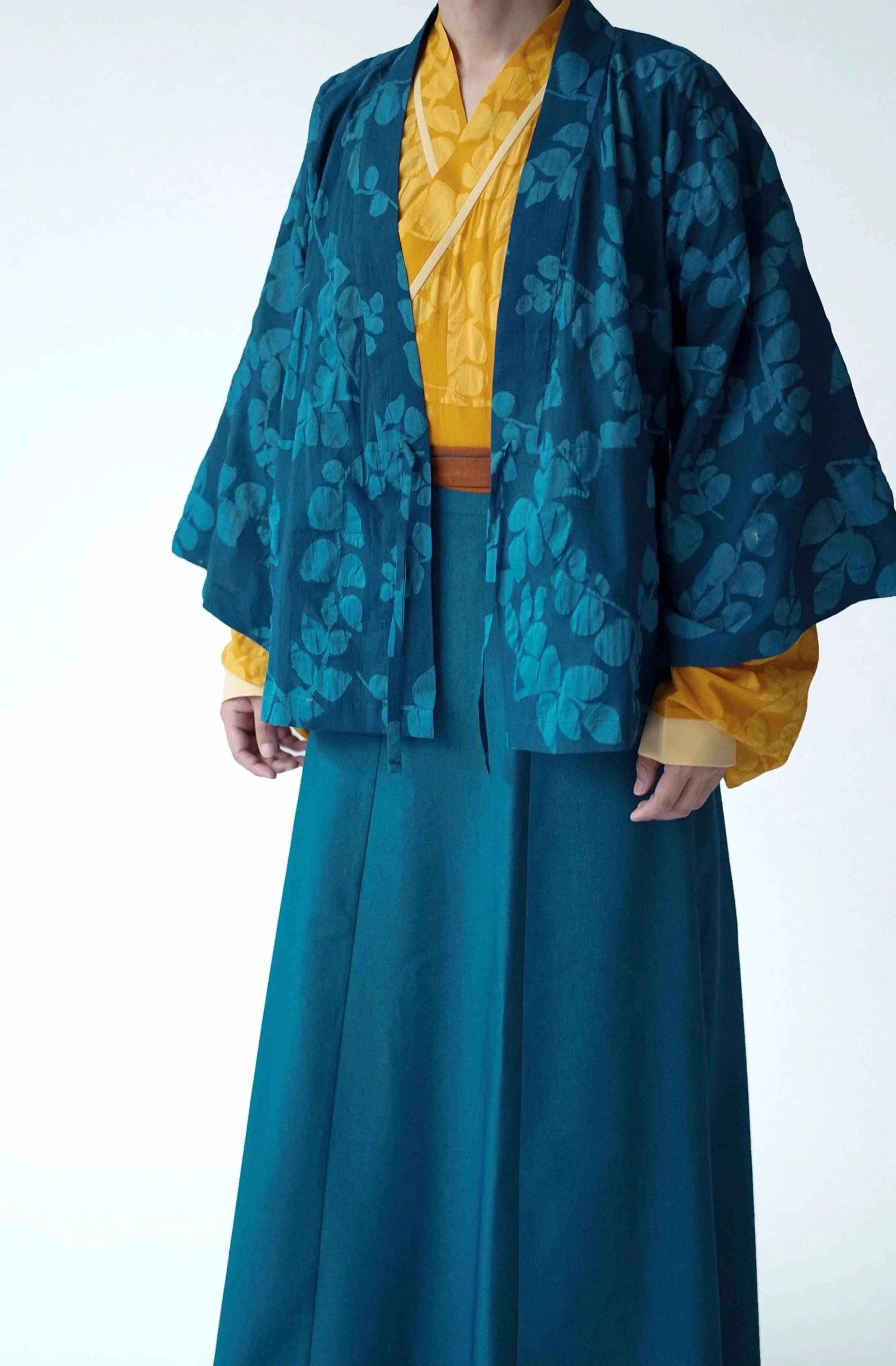 I'm Blue 蓝倒我了 Modernized Jin Dynasty Cotton Jiaoling Poqun Ruqun Set