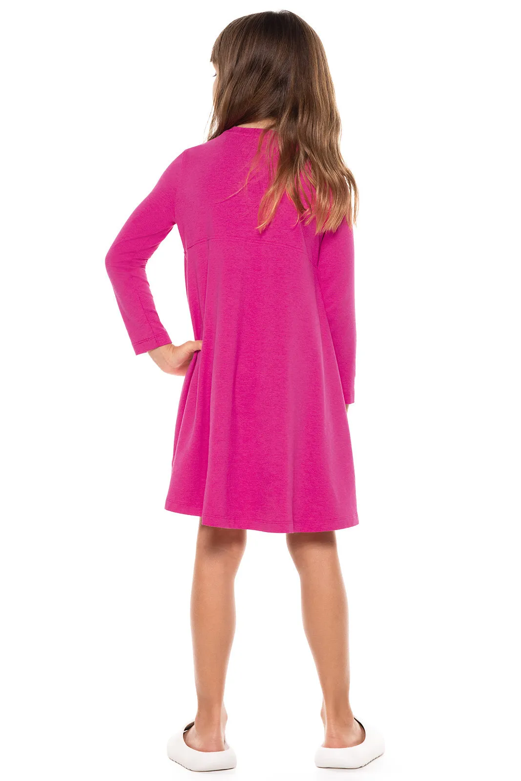 Kid's Lincoln Road High Low Dress  |  Magnolia Pink