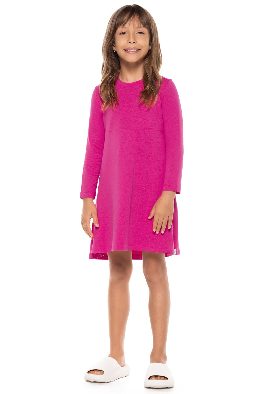 Kid's Lincoln Road High Low Dress  |  Magnolia Pink