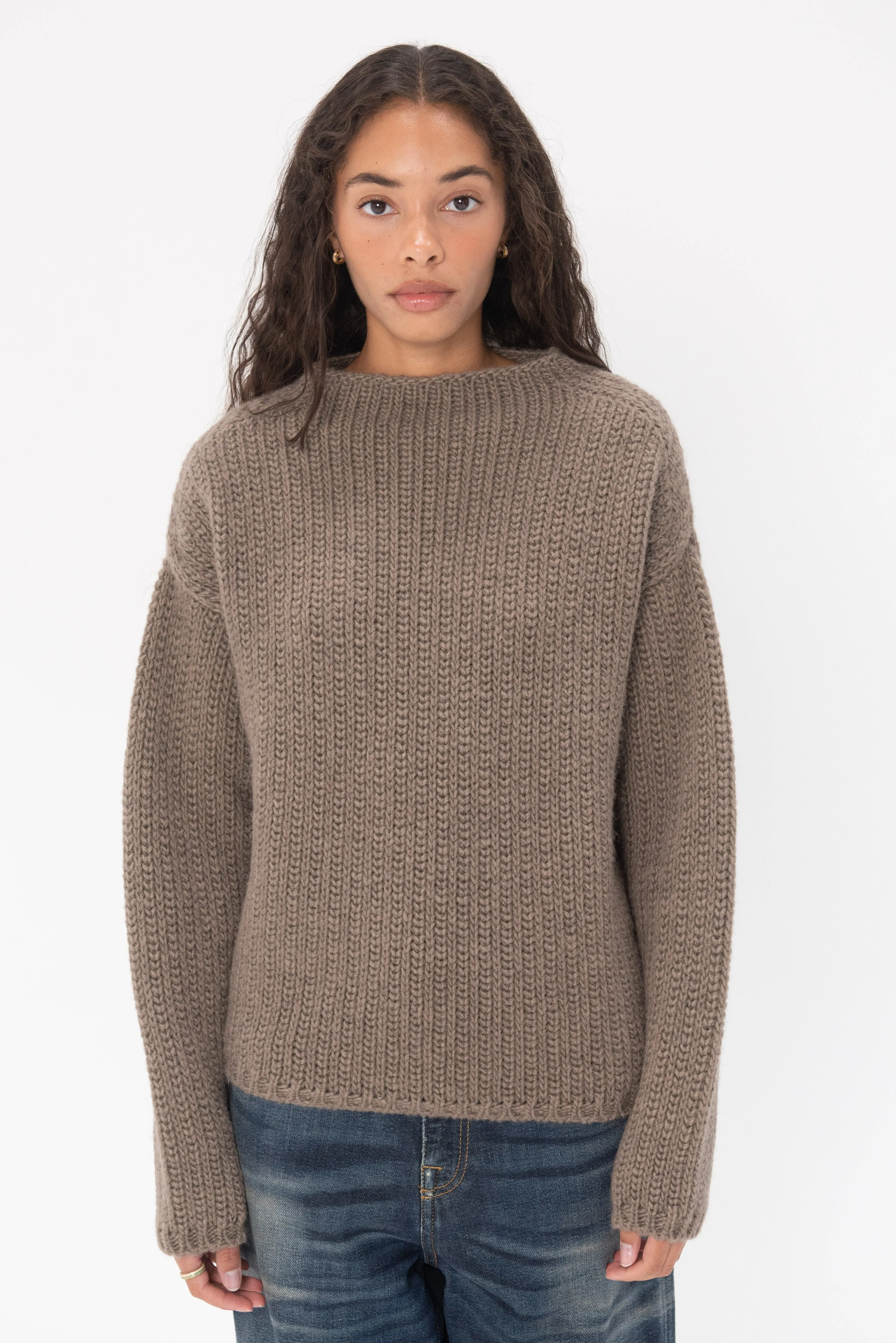 Knit Top, Beige