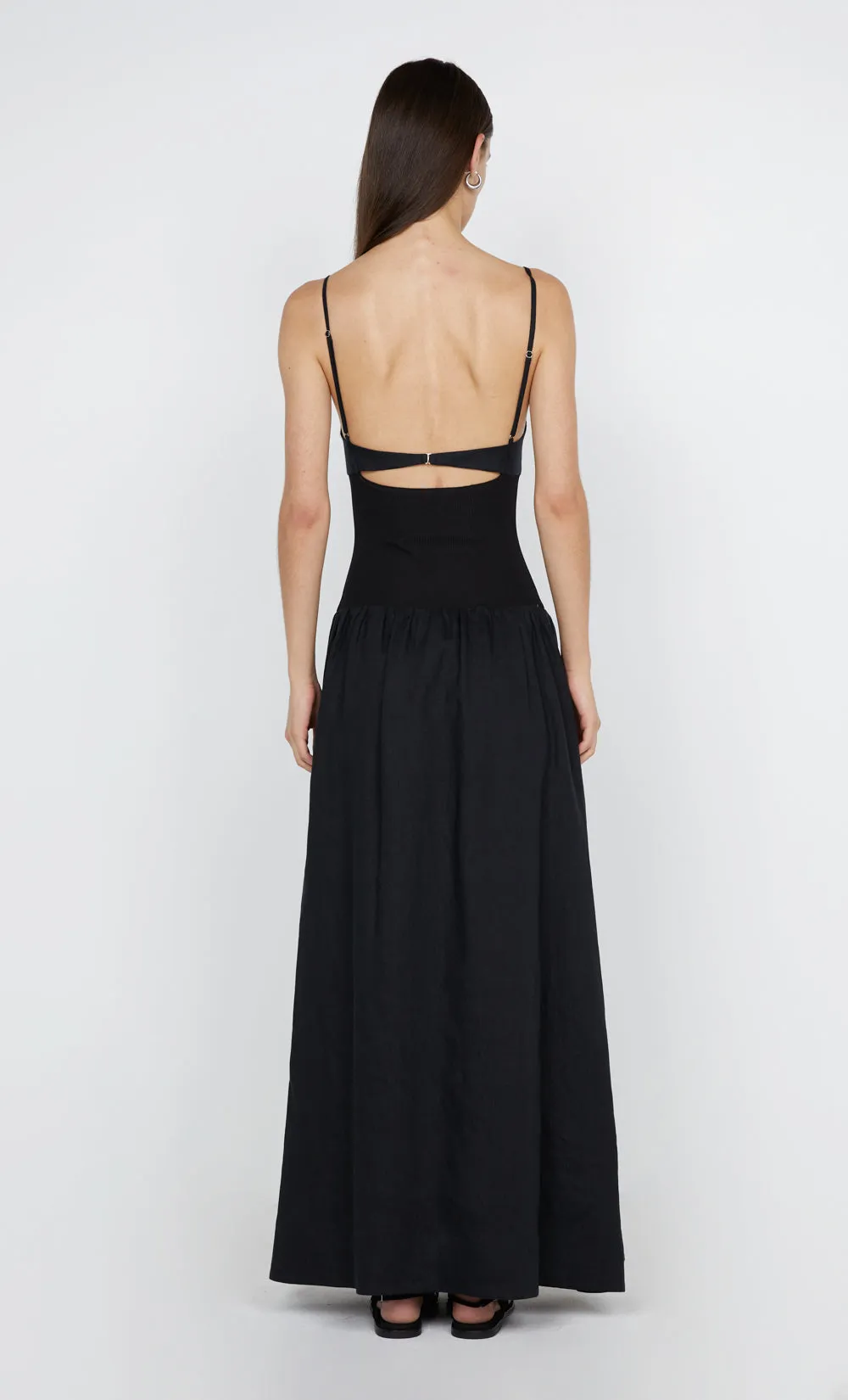 LINA MAXI DRESS - BLACK