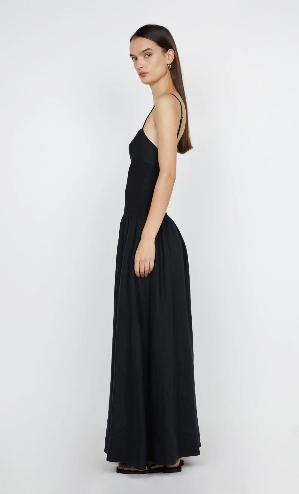 LINA MAXI DRESS - BLACK