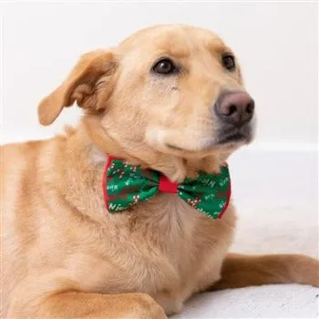 Naughty & Nice Dog Bow Tie