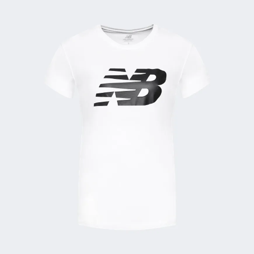 New Balance Classic Flying Graphic Women Lifestyle T-Shirt White