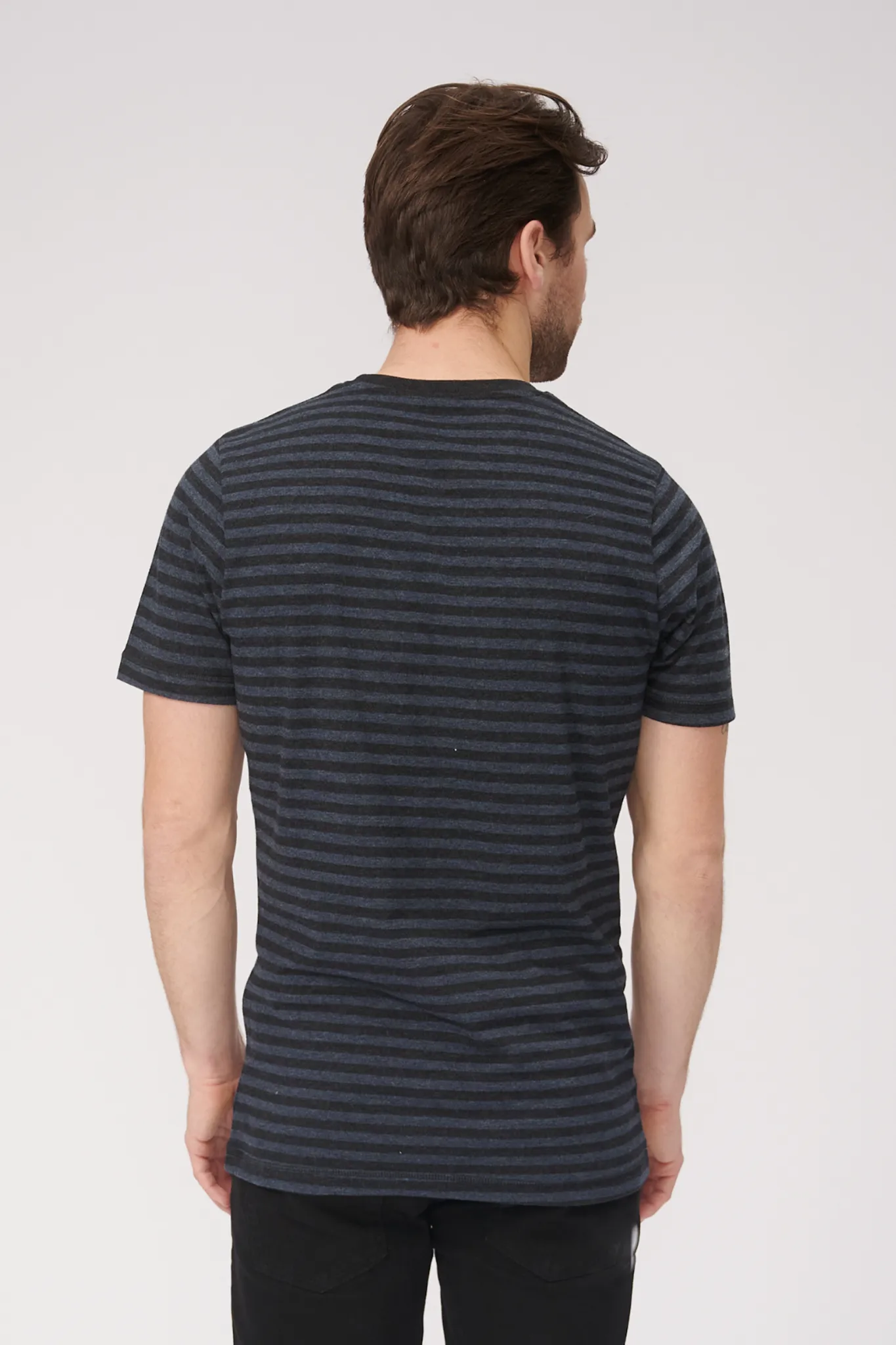 Nørregade Stripe - Mottled Blue-Black