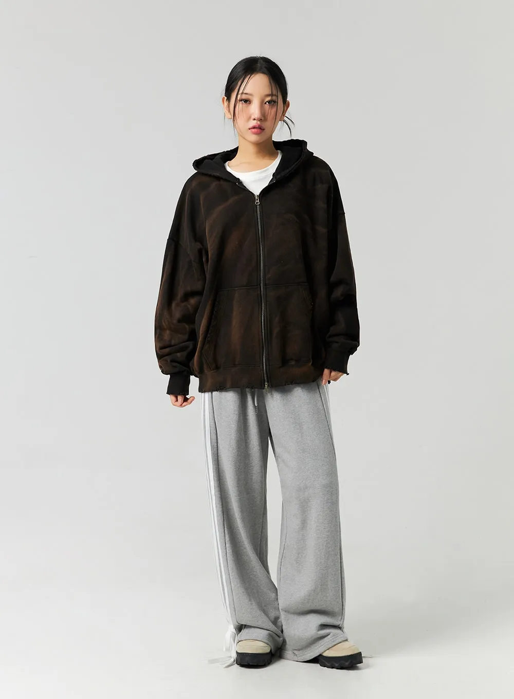 Oversized Zip-Up Hoodie CO323