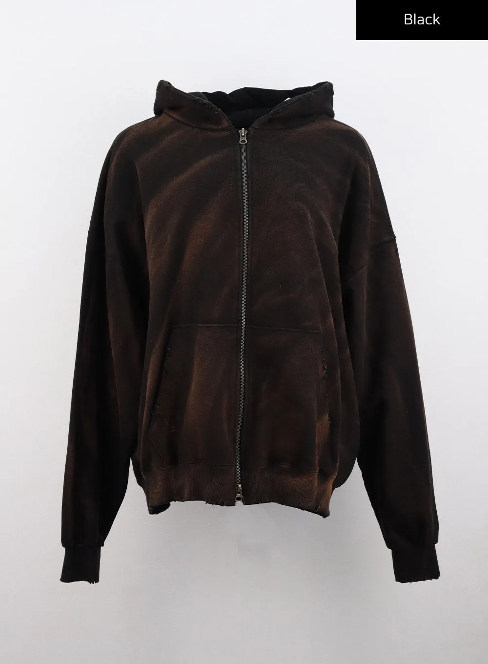 Oversized Zip-Up Hoodie CO323