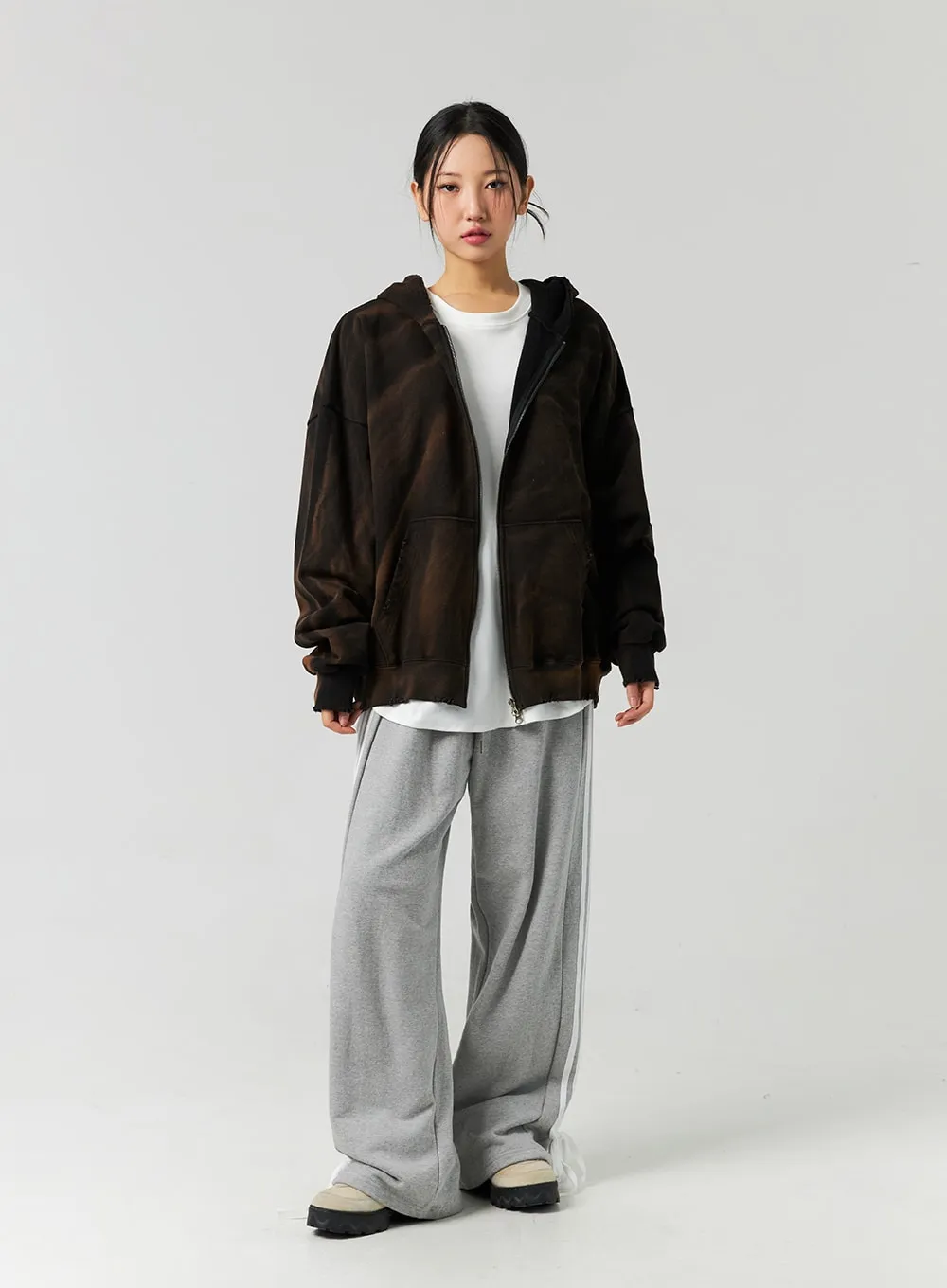 Oversized Zip-Up Hoodie CO323