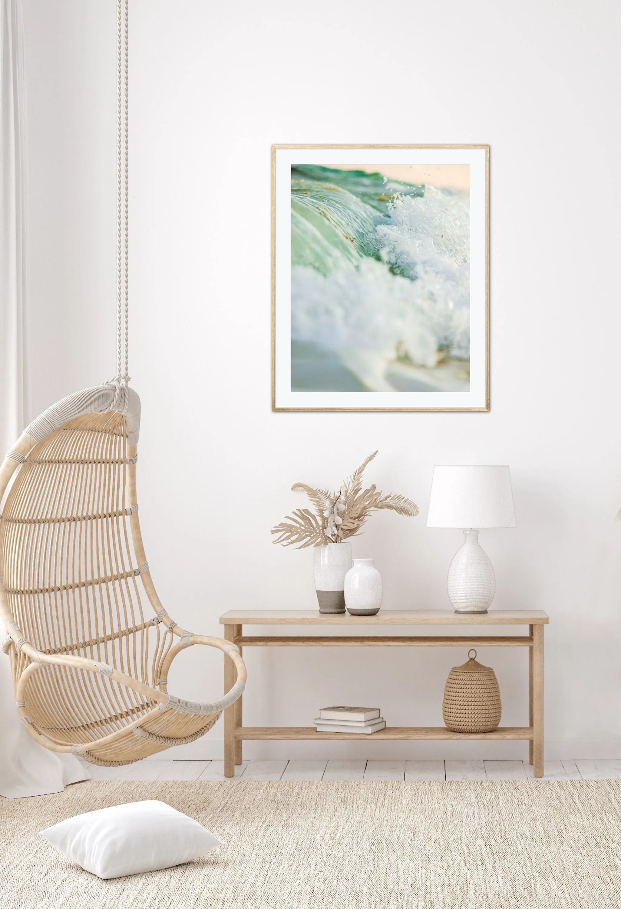 Pastel Beach Print Set Of 3 Prints INSTANT DOWNLOAD Art Prints, Wave Poster, Beach Scene Art, Pastel Wall Art, Beach Decor, Coastal Wall Art