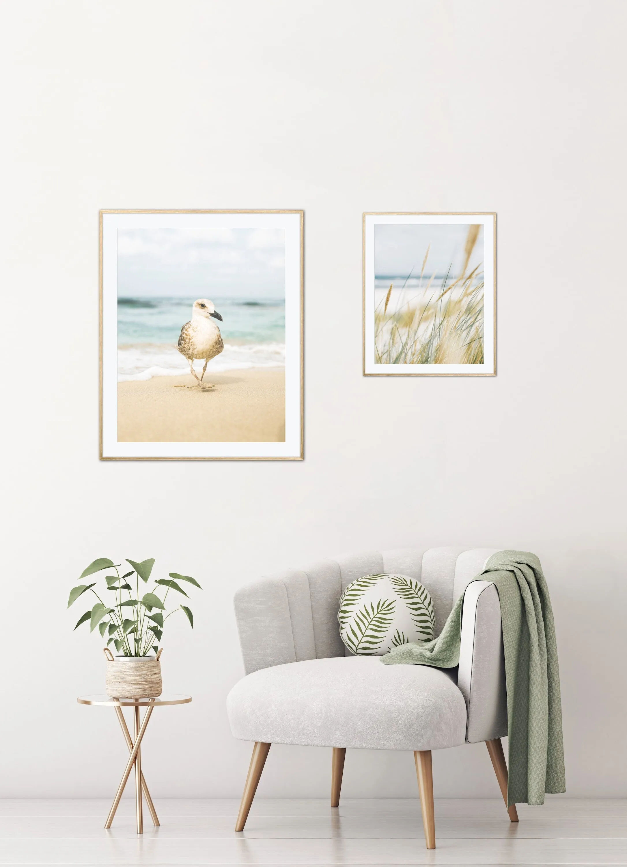 Pastel Beach Print Set Of 3 Prints INSTANT DOWNLOAD Art Prints, Wave Poster, Beach Scene Art, Pastel Wall Art, Beach Decor, Coastal Wall Art