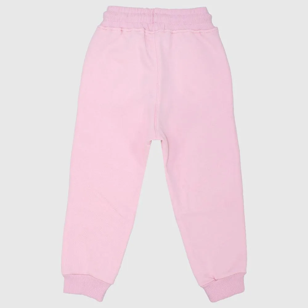 Pink Fleeced Sweatpants