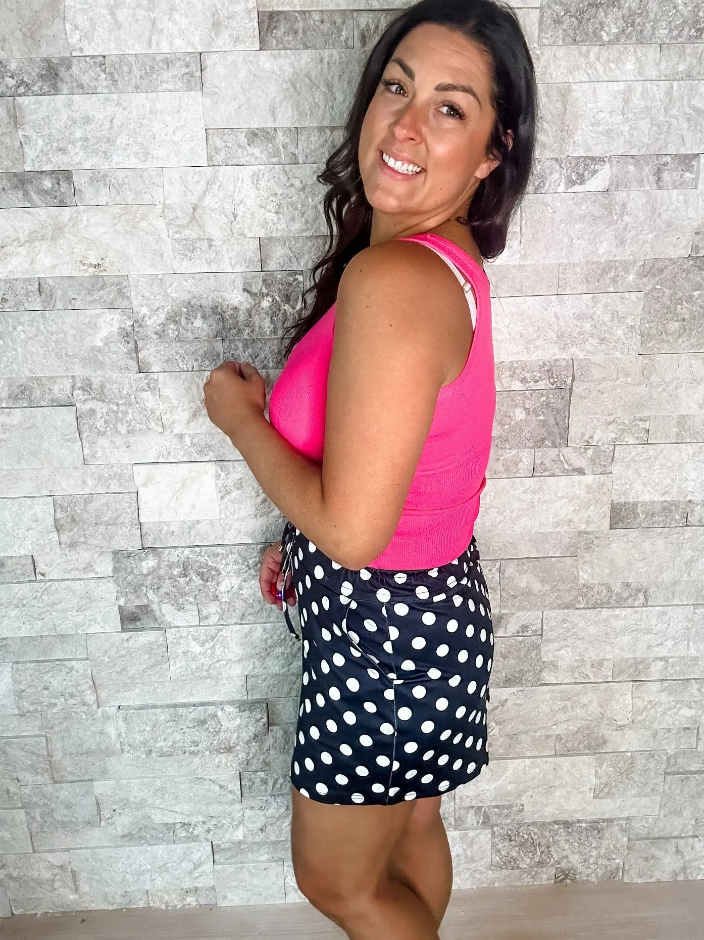 Play It Up Polka Dot Skort (S-2XL)