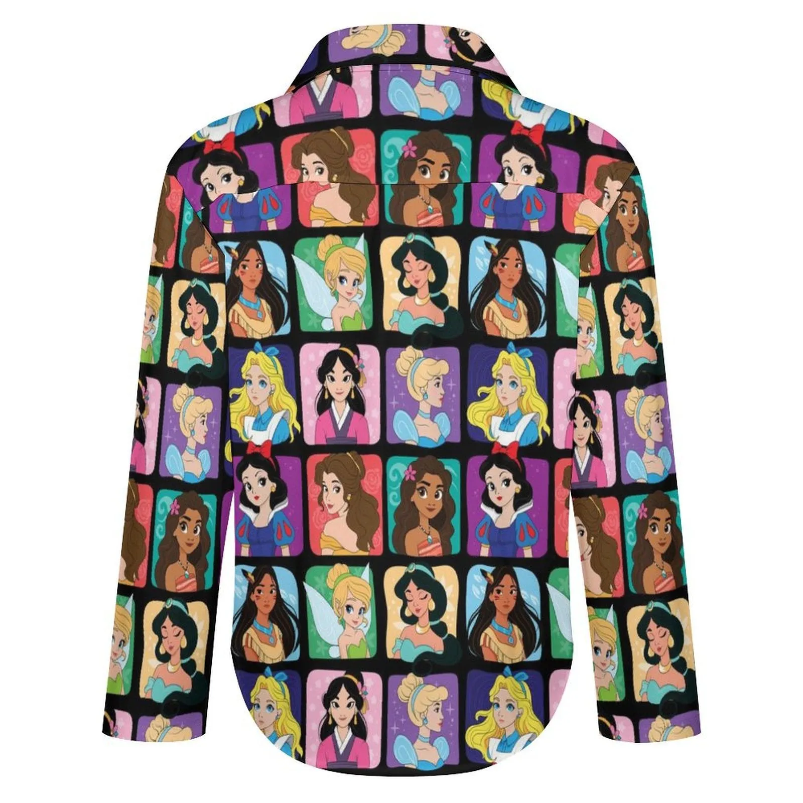 Princess Portraits Long Sleeve Button Up Blouse