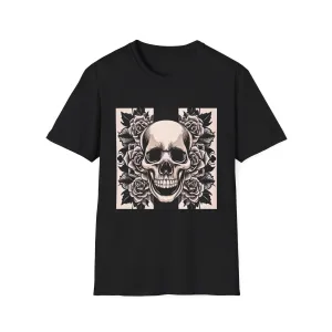 Rose skull tattoo Unisex T-Shirt