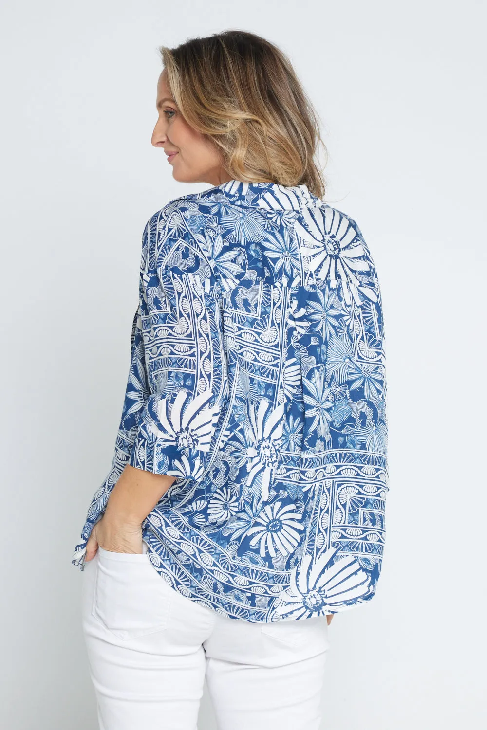 Saskia Shirt - Seaside Floral