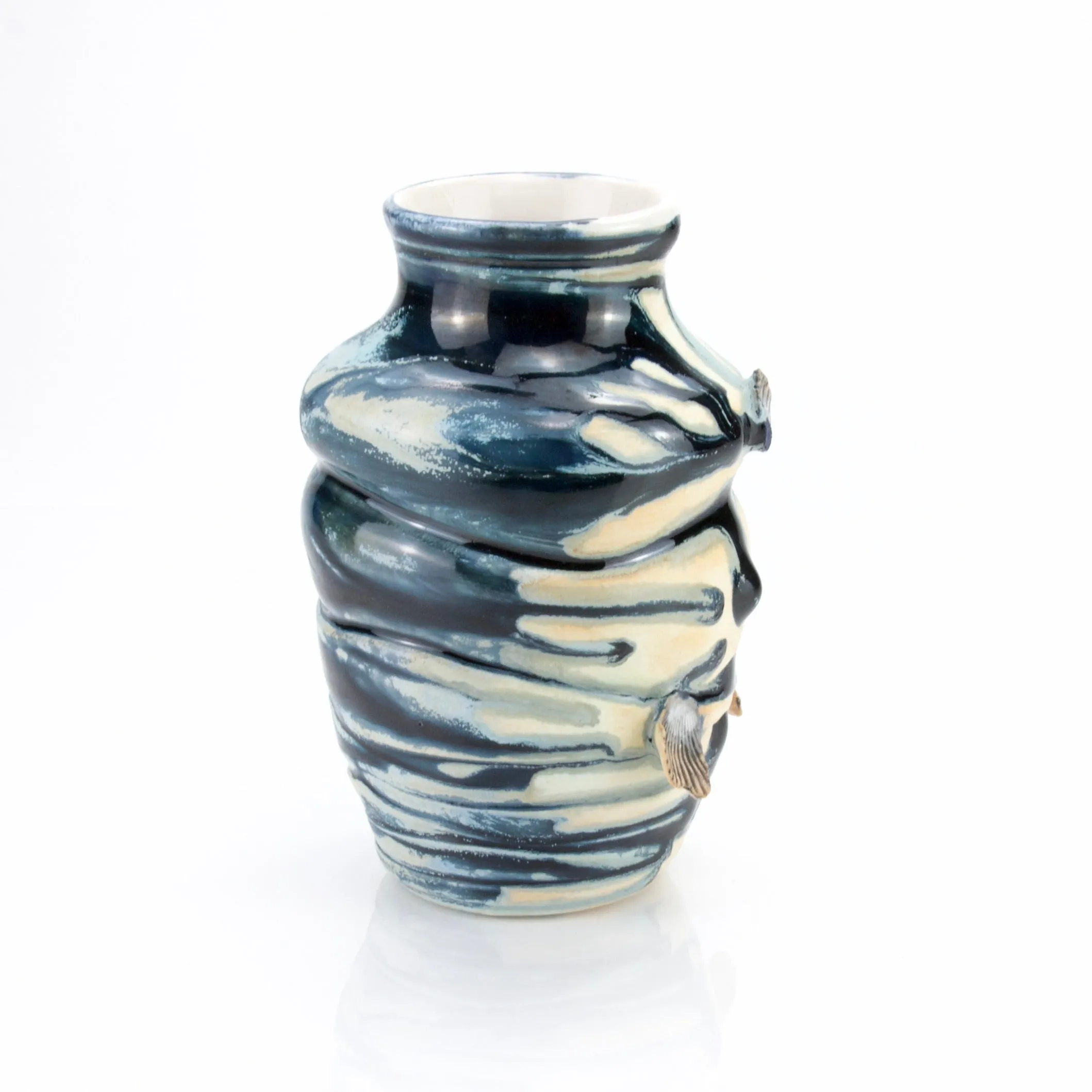 Sea Shell Vase - Blue Ocean