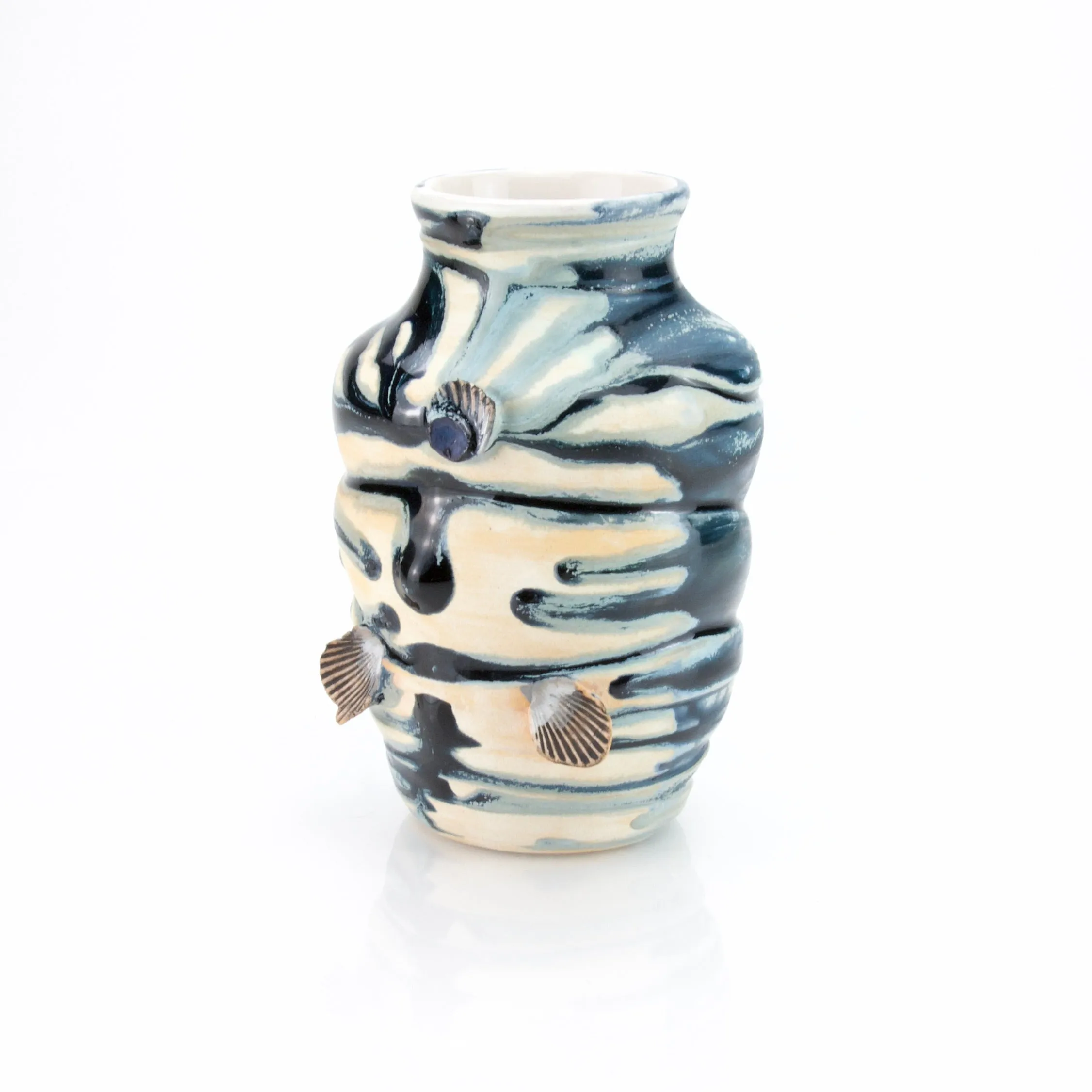 Sea Shell Vase - Blue Ocean