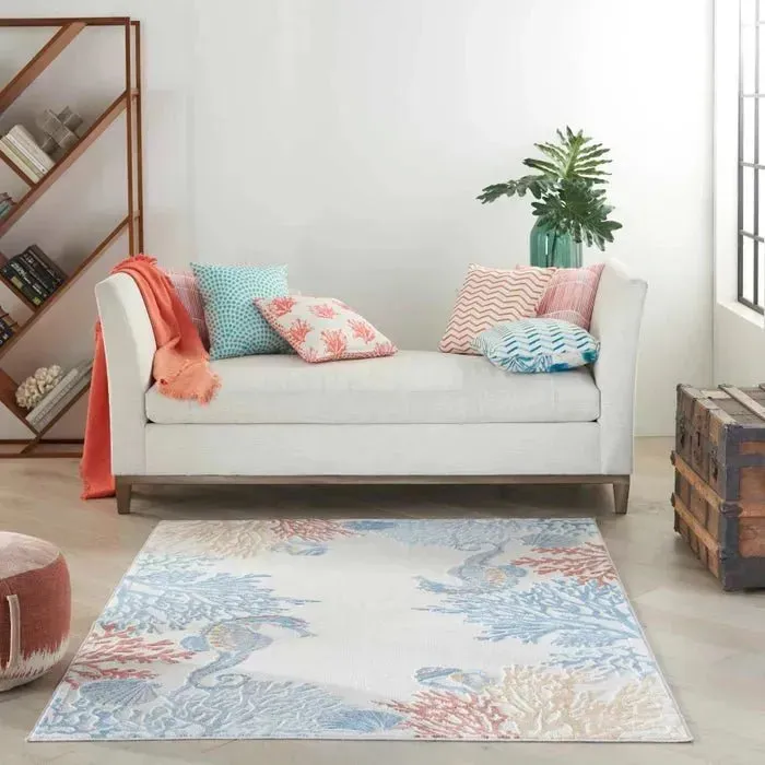 Seaside SDS03 Ivory/Multi Rug