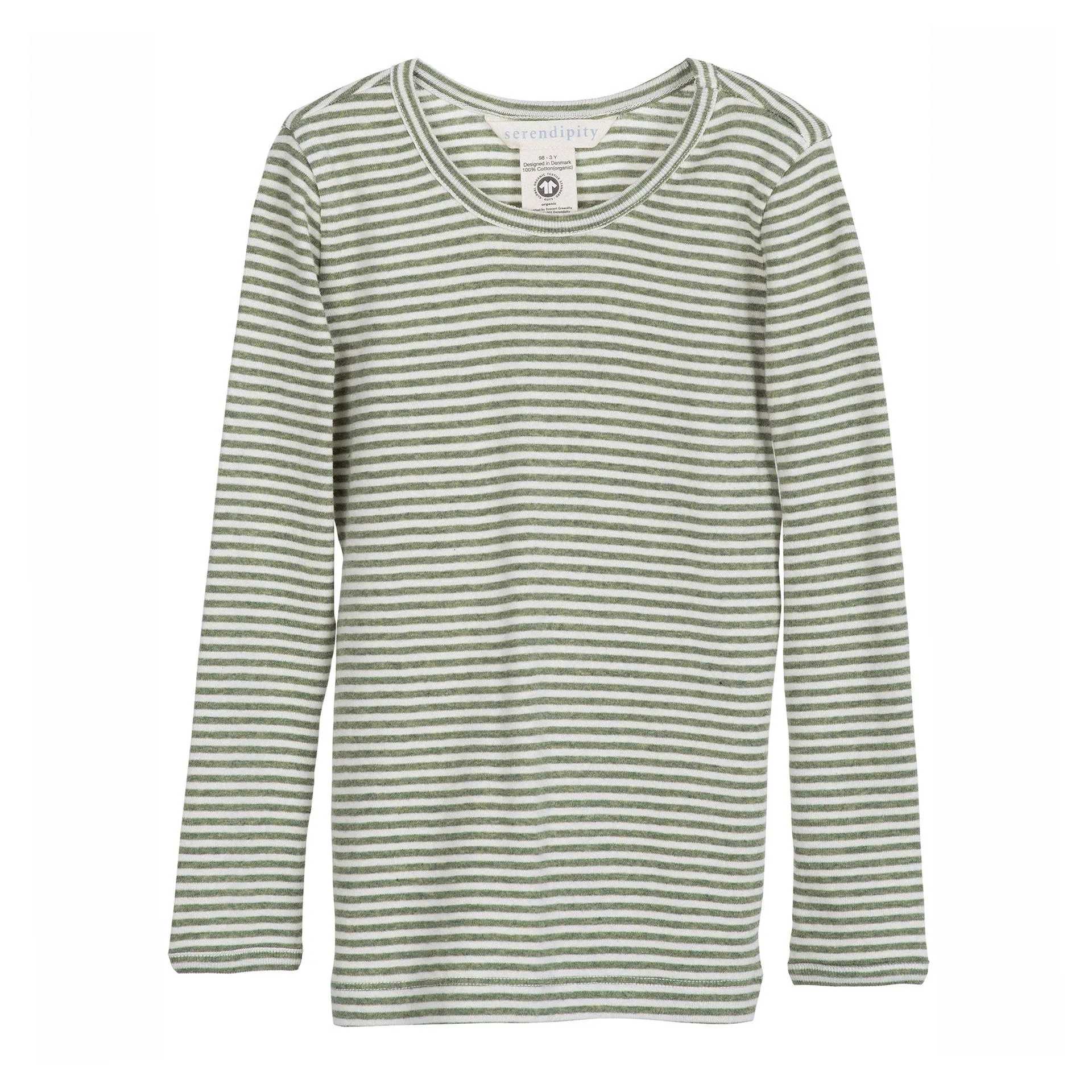 Serendipity Kids' Slim Striped Long-Sleeved Tee